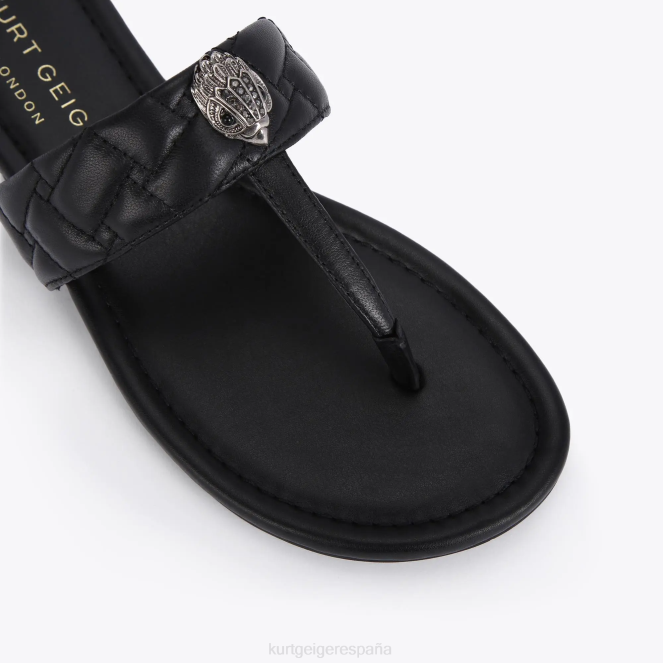 Kurt Geiger mujer sandalias london kensington con barra en T 2LPR451 | calzados negro